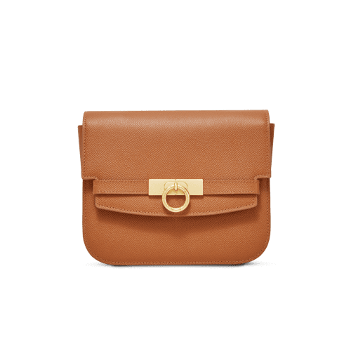 Unlocked Box Flap Bag in Brown | Parisa Wang